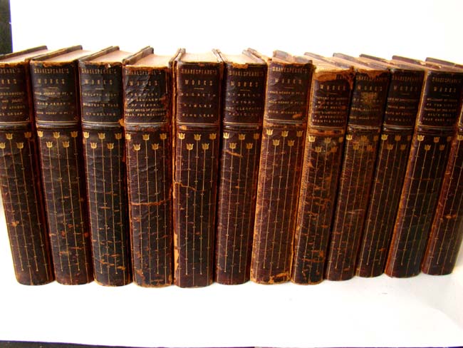 "The Complete Works of William Shakespeare" in 12 volumes published in 1899